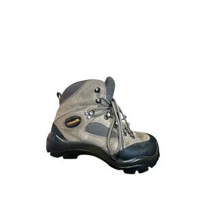 Kamik Bullish Womens Hiking Boot US 7.5 Gray Suede Rubber Vibram Outdoor